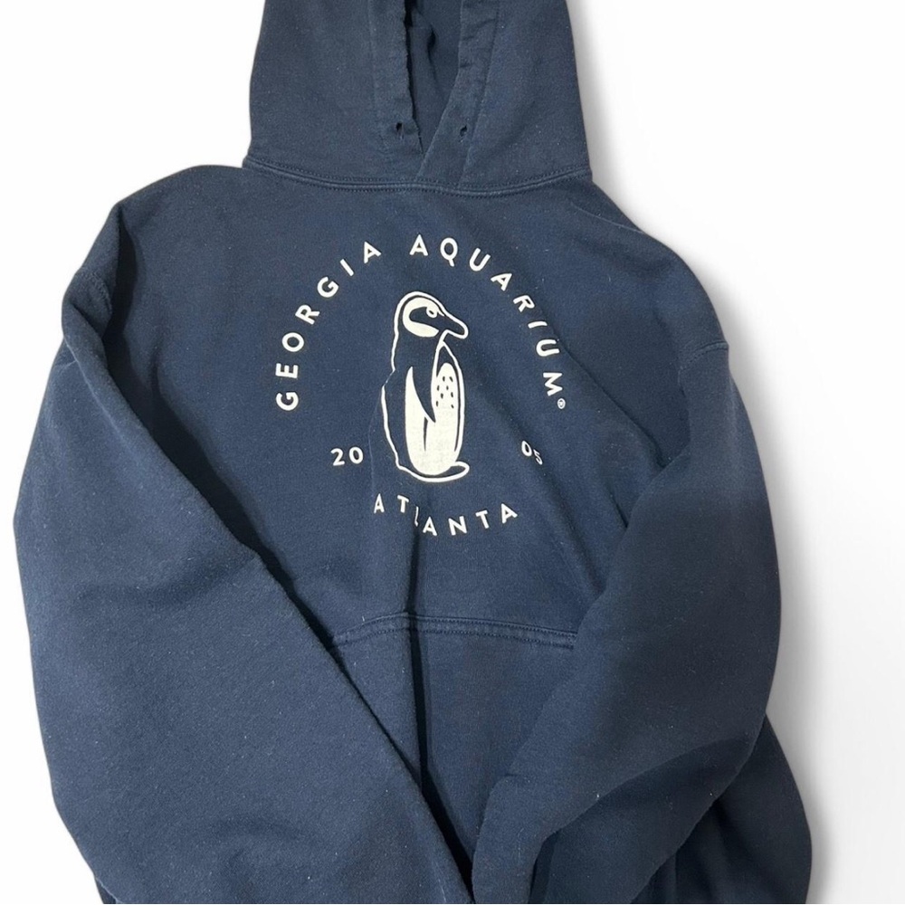 Navy Georgia Aquarium Hoodie